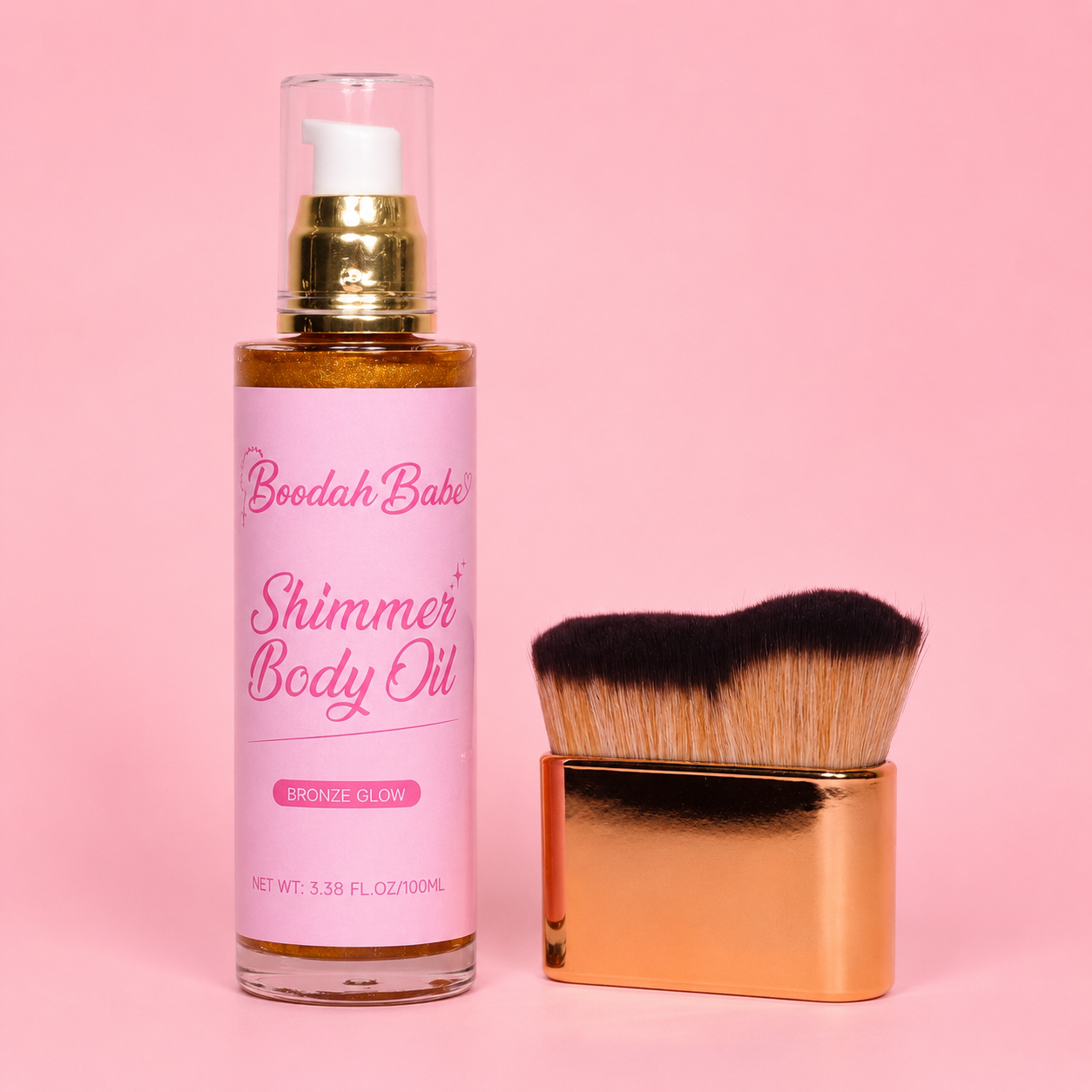 Bronze Glow Shimmer Oil (Includes Application Brush)