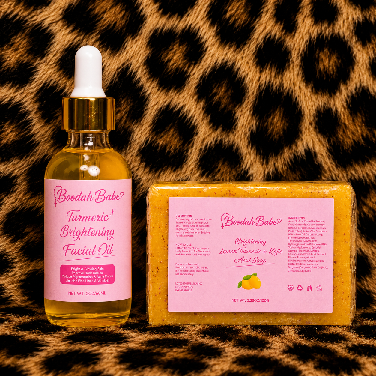 Tumeric Brightening Face Kit